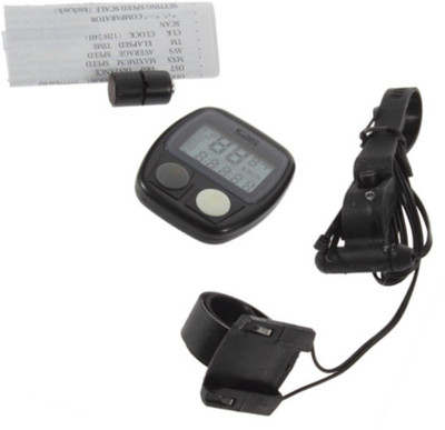 

NP Plastics LCD Magnetic Waterproof Bike Bicycle Speed With 14 Functions Digital Speedometer(NA X6)