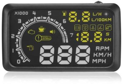 

Truelinks Car HUD HeadsUp Display Direct Plug and Play Digital Speedometer(Universal For Car Universal For Car)