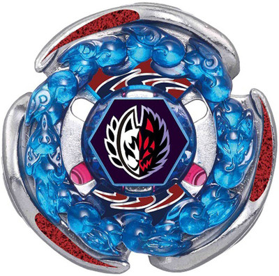 Rapidity Screw Fox Beyblade with Launcher(Blue)