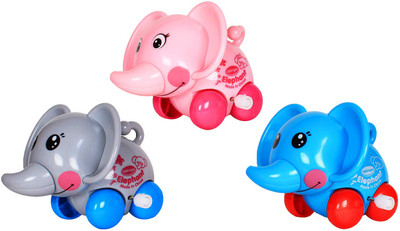 

Ole Baby Clockwork Spring Cartoon Cute Gliding Animals Windup Small Cochain Children's Early Educational for Infants Toddlers 3 Pcs(Multicolor)