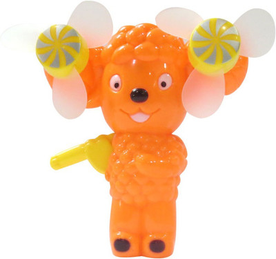 

DCS Happy Time cool Summer Hand Crank Mini fan for Kids Toy(Multicolor)