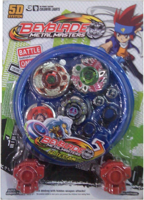 

Taaza Garam Super Battle 5D System Beyblade Metal Masters With Lights(Multicolor)