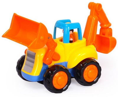 Flying Toyszer Pullback Friction Toy - Bulldozer(Multicolor)