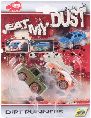 

Dickie Dirt Runners Pull-Back Action Cars - Orange(Multicolor)