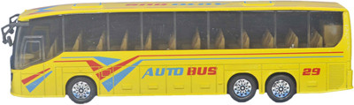 

Babysid Collections METAL BUS WITH LIGHT AND SOUND- 19 CM x 3.5CM x 5.5 CM- FRICTION TOYS(Yellow)