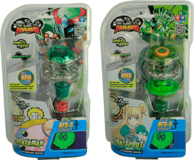 

Infinity Nado Cyan Spout & Pokerman (With RFID)(Multicolor)