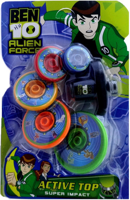 

Ftoys Ben 10 Alien Force Active Spinning Top(Multicolor)
