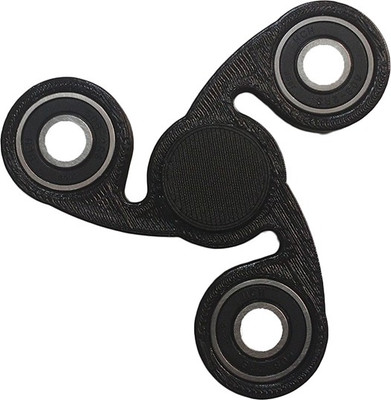 

Mitrade 3D Printed - Trimysterioos Fidget Spinner(Black)