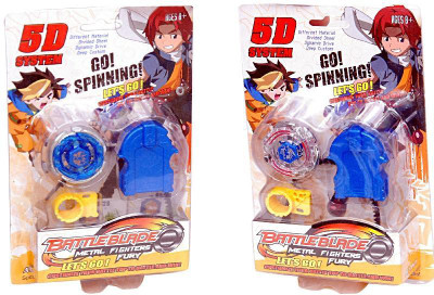 

Homeshopeez Beyblade Battle Blade - Set of 2(Multicolor)