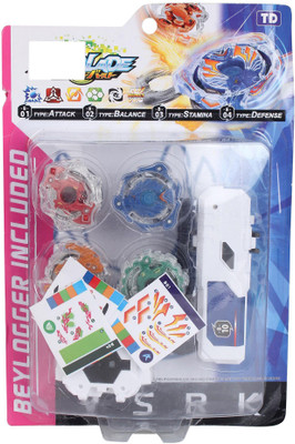 

Smiles Creation Warrior Bey Blade With Laser Light(Multicolor)