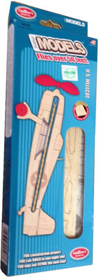 

Guillow's Us Hellcat Mini Rubber Powered Model Plane(Multicolor)