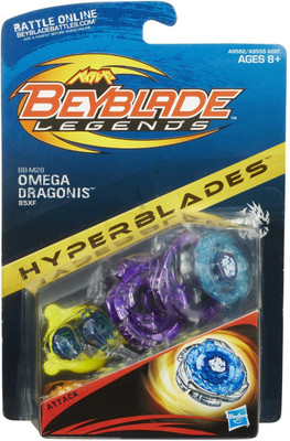 

Hasbro Beyblade Legends Beybattle Tops BB-M28 Omega Dragonis 85XF Top(Multicolor)