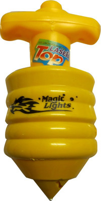 

Hickoo Spinning Top with LED Light and Laser Toy(Yellow)