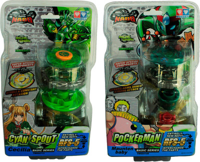 

Infinity Nado Cyan Spout & Pokerman (Without RFID)(Multicolor)