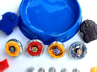 

Krypton Clash Tornado Speed Top Metal Fusion Handle Launcher Beyblade 21005(Multicolor)