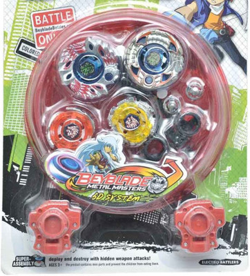 

New Pinch Super Battle Beyblade Metal Masters With Lights(Multicolor)
