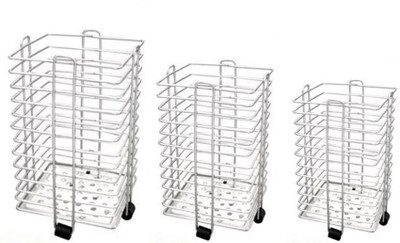 Jubilant Lifestyle Set Of 3 Steell Utensil Holder Stand Spoon Rack