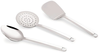 

Petals Stainless Steel Cooking Spoon Set(Pack of 3)