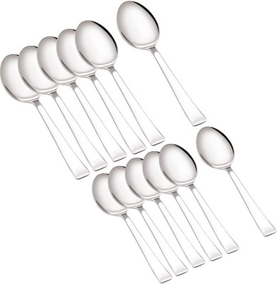 Petals Stainless Steel Baby Spoon Set(Pack of 12)