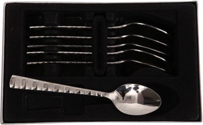 

Mullich Samuel Silver Stainless Steel Table Spoon Set(Pack of 6)