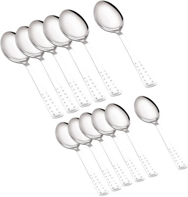 

Petals Stainless Steel Baby Spoon Set(Pack of 12)