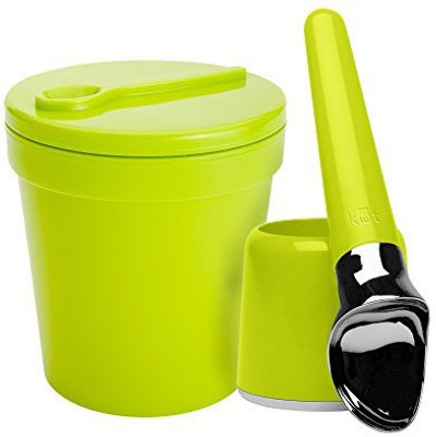 

Zak Designs Zak! Designs 3Piece Tubby Insulated Ice Cream Container With Chilly Scoop And Water Basin
