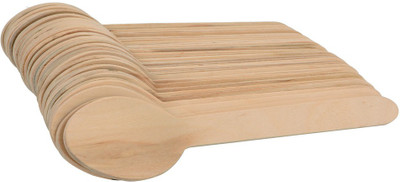 

Pin to Pen Disposable Wood Spoon Disposable Wooden Table Spoon Set(Pack of 25)