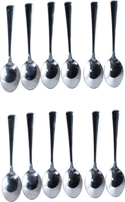 

Brown Village TRIANGULAR Stainless Steel Tea Spoon Set(Pack of 12)
