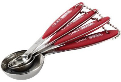 

Cake Boss 4Piece Measuring Spoon Set With Silicone Grips