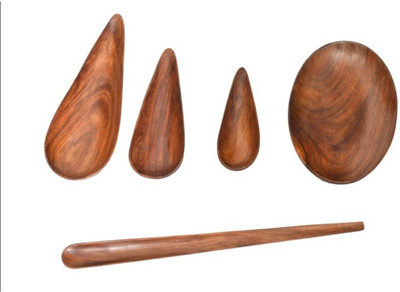 Onlineshoppee Handmade Serving and Cooking Spoon Wooden Soup Spoon Set(Pack of 5)