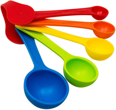 

Quoface Plastic Measuring Spoon Set(Pack of 5)