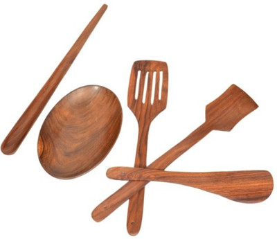

Onlineshoppee Wooden Wooden Spoon Set(Pack of 5)