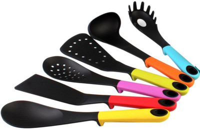 

EZ Life Kitchen Tool Plastic Serving Spoon Set(Pack of 6)