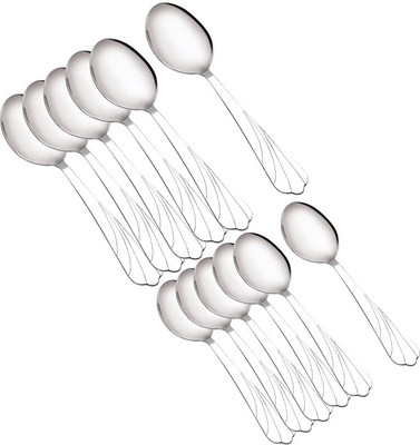

Petals Stainless Steel Baby Spoon Set(Pack of 12)