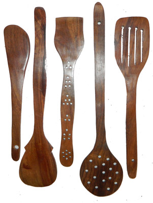 

limra handicrafts Disposable Wooden Wooden Spoon Set(Pack of 5)