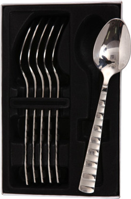 

Mullich Samuel Silver Stainless Steel Baby Spoon Set(Pack of 6)