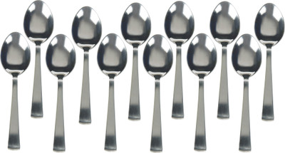 KCL Matte Stainless Steel Tea Spoon Set(Pack of 12)