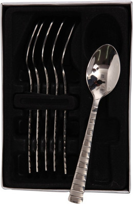 

Mullich Samuel Silver Stainless Steel Tea Spoon Set(Pack of 6)