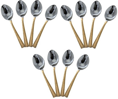

Copper Factory Stainless Steel Dessert Spoon Set(Pack of 12)