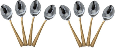 

Copper Factory Stainless Steel Dessert Spoon Set(Pack of 8)