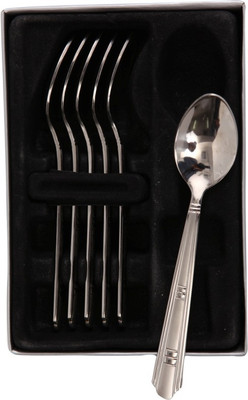 

Mullich Miracle Silver Stainless Steel Baby Spoon Set(Pack of 6)