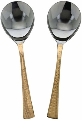 

Copper Factory Stainless Steel Serving Spoon Set(Pack of 2)