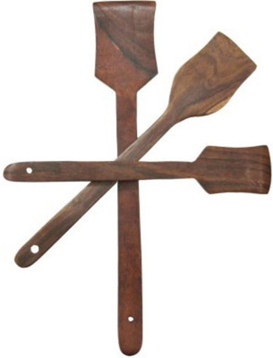 

Onlineshoppee Wood Cooking Spoon Set(Pack of 3)