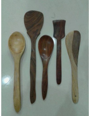 

Onlineshoppee Wooden Spoon Set Wooden Wooden Spoon Set(Pack of 5)