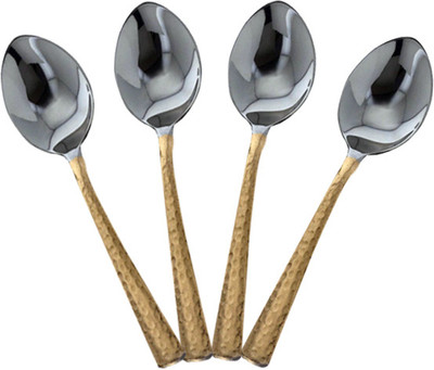

Copper Factory Stainless Steel Dessert Spoon Set(Pack of 4)