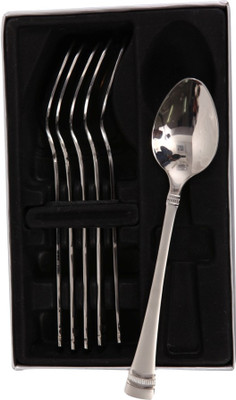 

Mullich Reviera Silver Stainless Steel Baby Spoon Set(Pack of 6)