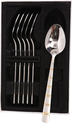 

Mullich Castle Gold Stainless Steel Table Spoon Set(Pack of 6)