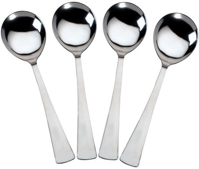 

Elegante Vectra Stainless Steel Serving Spoon Set(Pack of 4)