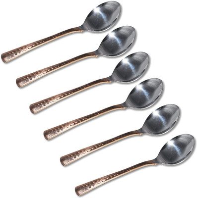 23% OFF on Prisha India Craft Stainless Steel, Copper Serving Spoon Set(Pack of 6) 23% OFF on Prisha India Craft Stainless Steel, Copper Serving Spoon Set(Pack of 6)