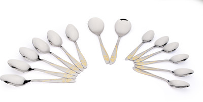

Ideale Stainless Steel Salad Spoon Set(Pack of 14)